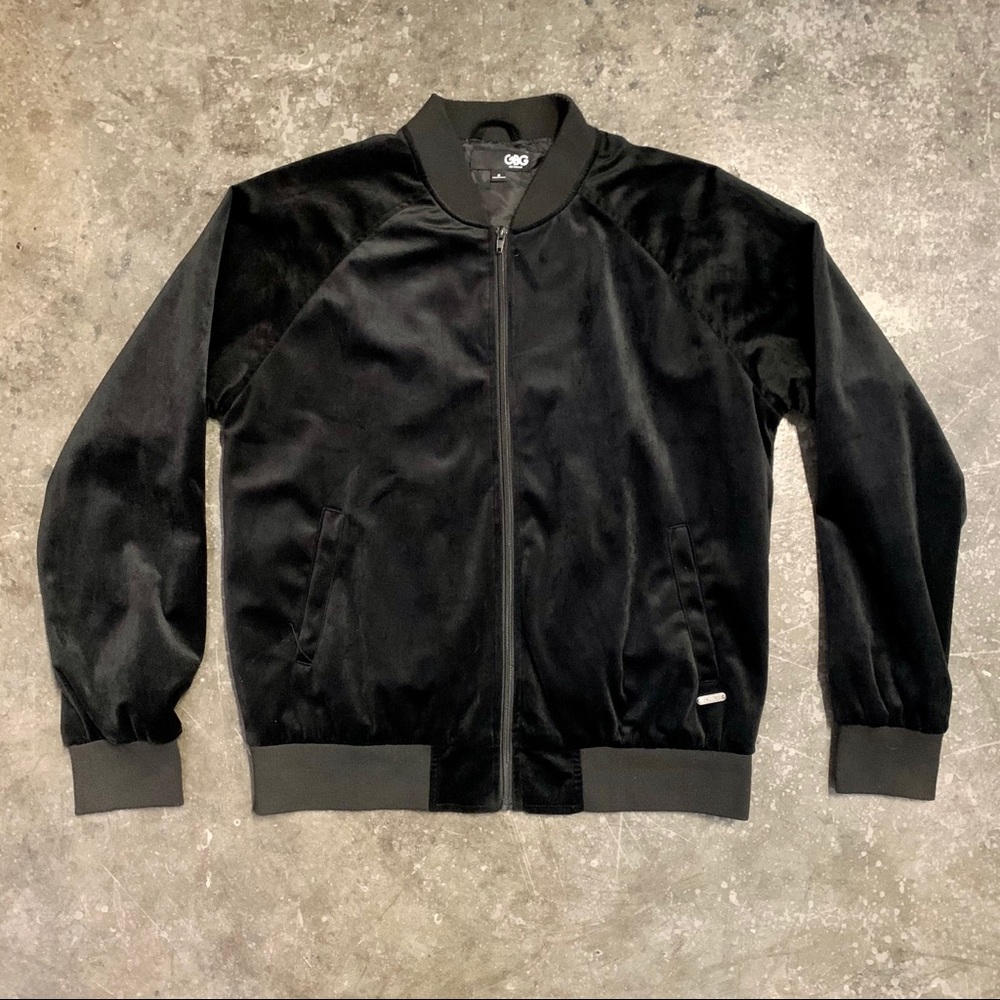 COPY - Guess Black Velour Jacket Men’s M